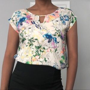 Express Portofino Short Sleeve Blouse